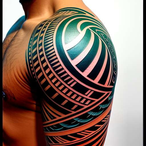 Polynesian Tribal Tattoo MidJourney Prompt: Create your unique, stunni – Socialdraft